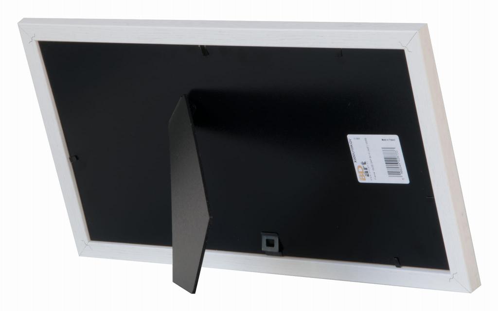 Frame For 3 Photos 10X15 Gallery 18X35Cm Retro White Mdf/Plexiglass