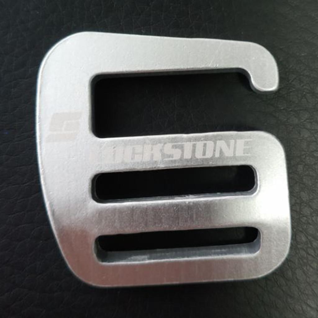 Set 10 bucăți Cârlig G 1 inch Cataramă pentru Chingă pentru Curea Rucsac Chingă 25mm Argintiu