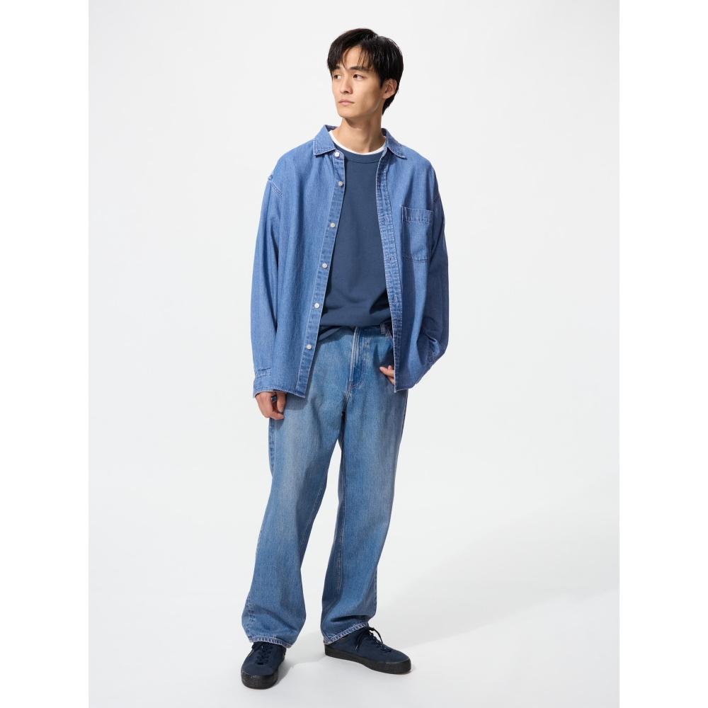 Uniqlo Denim Overshirt Model