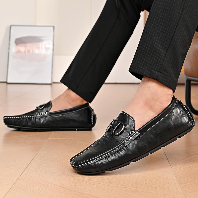 Fashion Classic Flats Luxury Brand Men Wedding Shoes Male Comfortable Loafers Men Slip-on Casual Shoes New Men Driving Shoes Moccasins