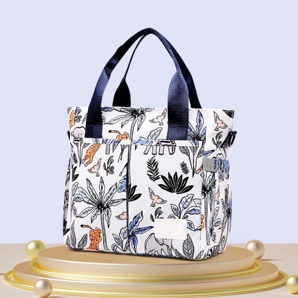 Waterproof Baby Diaper Bag Printing Baby Care Bag Food Hand Bag Mommy Handbag Outdoor