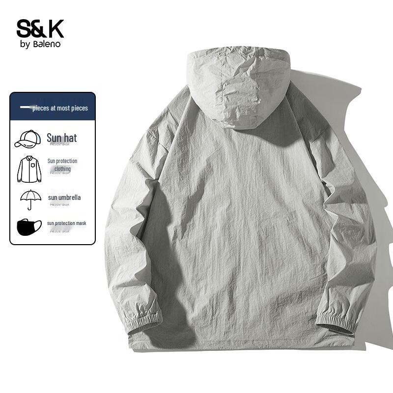 Baleno S&K Unisex Ice Silk UPF50+ Sun Protection Jacket