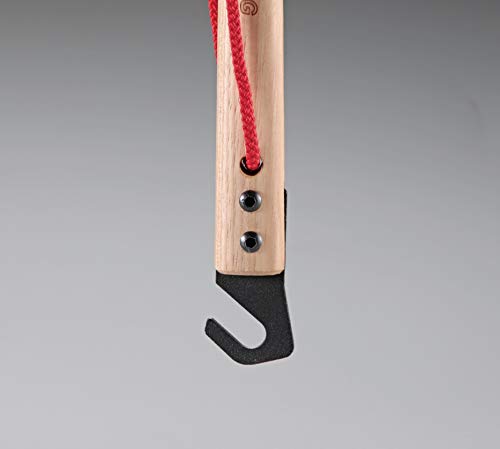 Captain Stag UA-4516 Peg Hammer, Tent Hammer, Forged Peg Puller, Natural, Product Size: Approx. 40 x 120 x 315mm