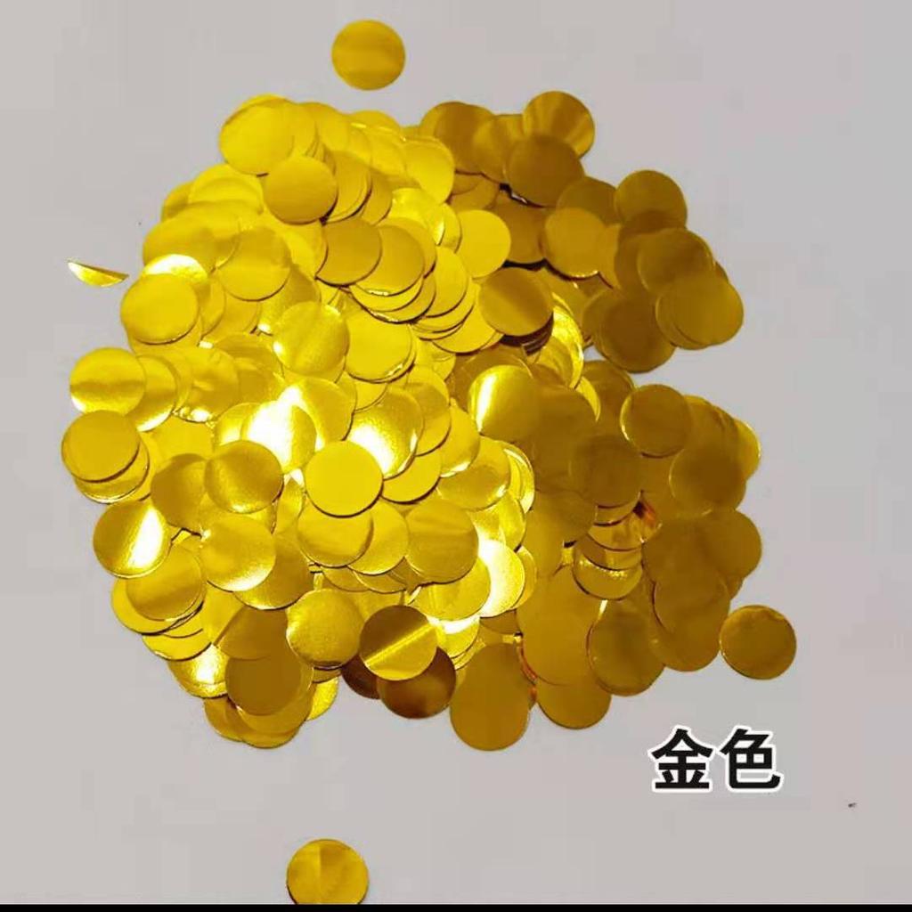 Balloon Sequins 1.5Cm Round Bobo Ball Filled With Decorative Sequins Balloon Arrangement Sprinkling Flowers