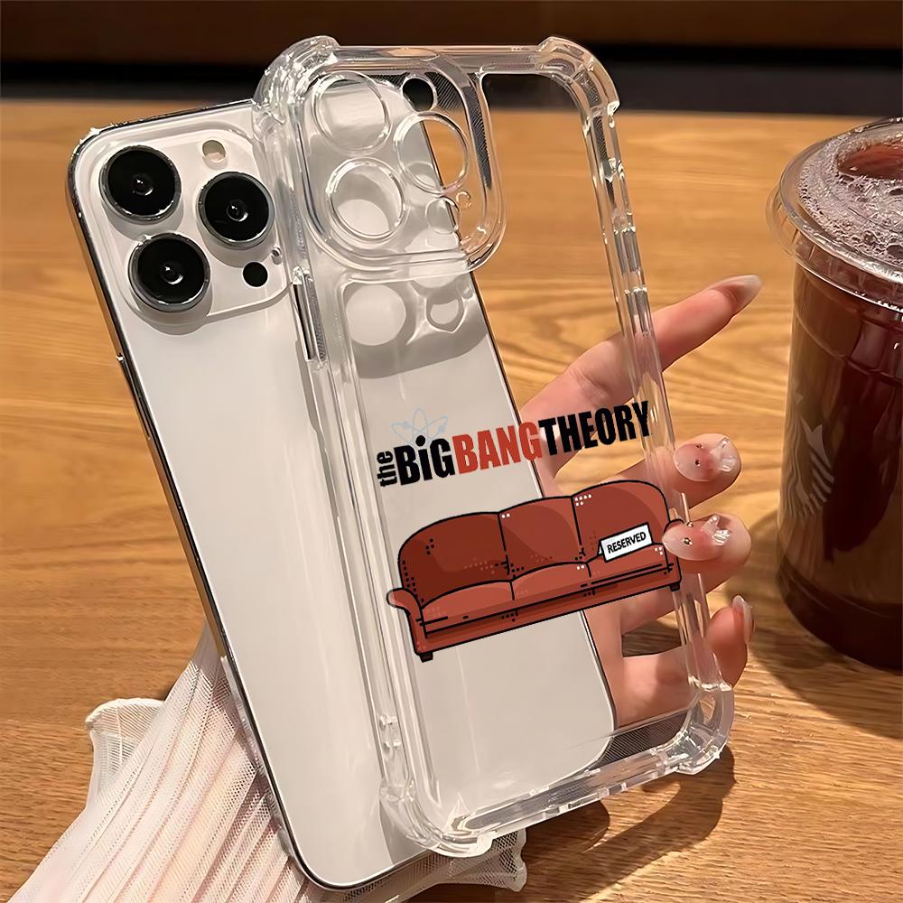 The Big Bang Theory Tv Show Phone Case For iPhone 16 15 14 13 12 11 Mini Pro Max X XR XSMax 7 8 Plus Anti Fall Transparent Cover