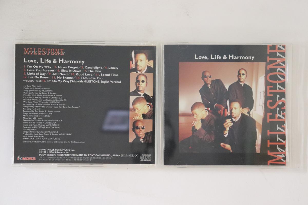 

CD MILESTONE - Love, Life & Harmony PCCY95003 I KOKS 1997 Japan Soul/Funk Used