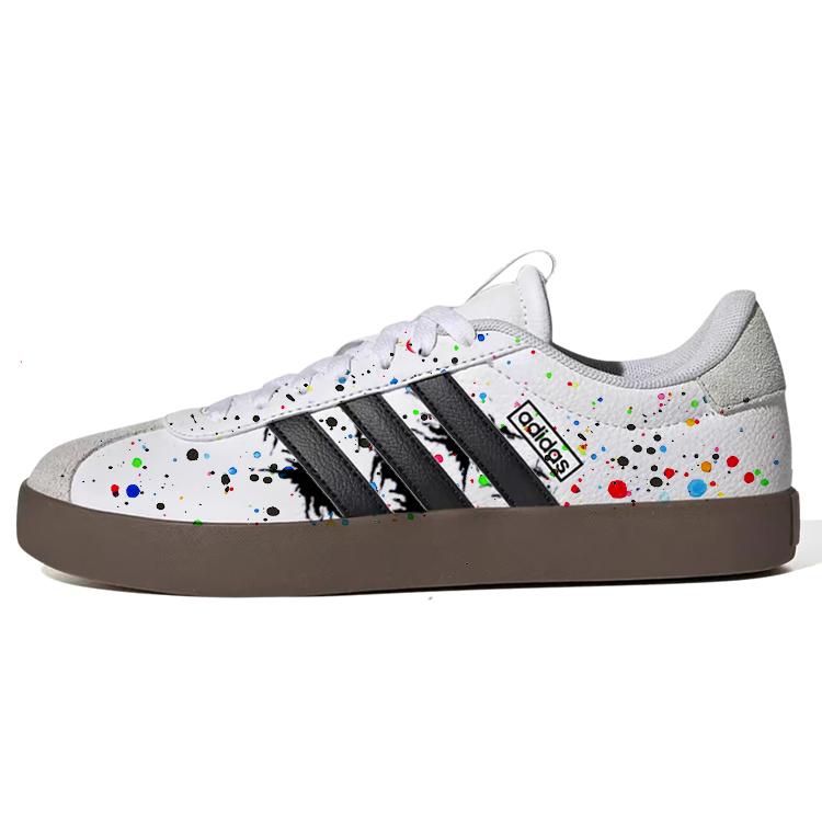 

Adidas VL COURT 3.0 German Army Trainers Unisex Low Top White/Black ID8797(Team56-) 39⅓