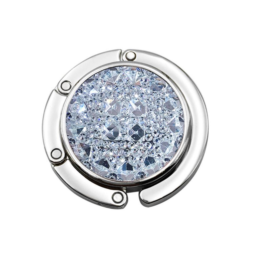 Round Bag Hook Holder Aluminum Alloy Handbag Hook Portable Folding Hook  Women