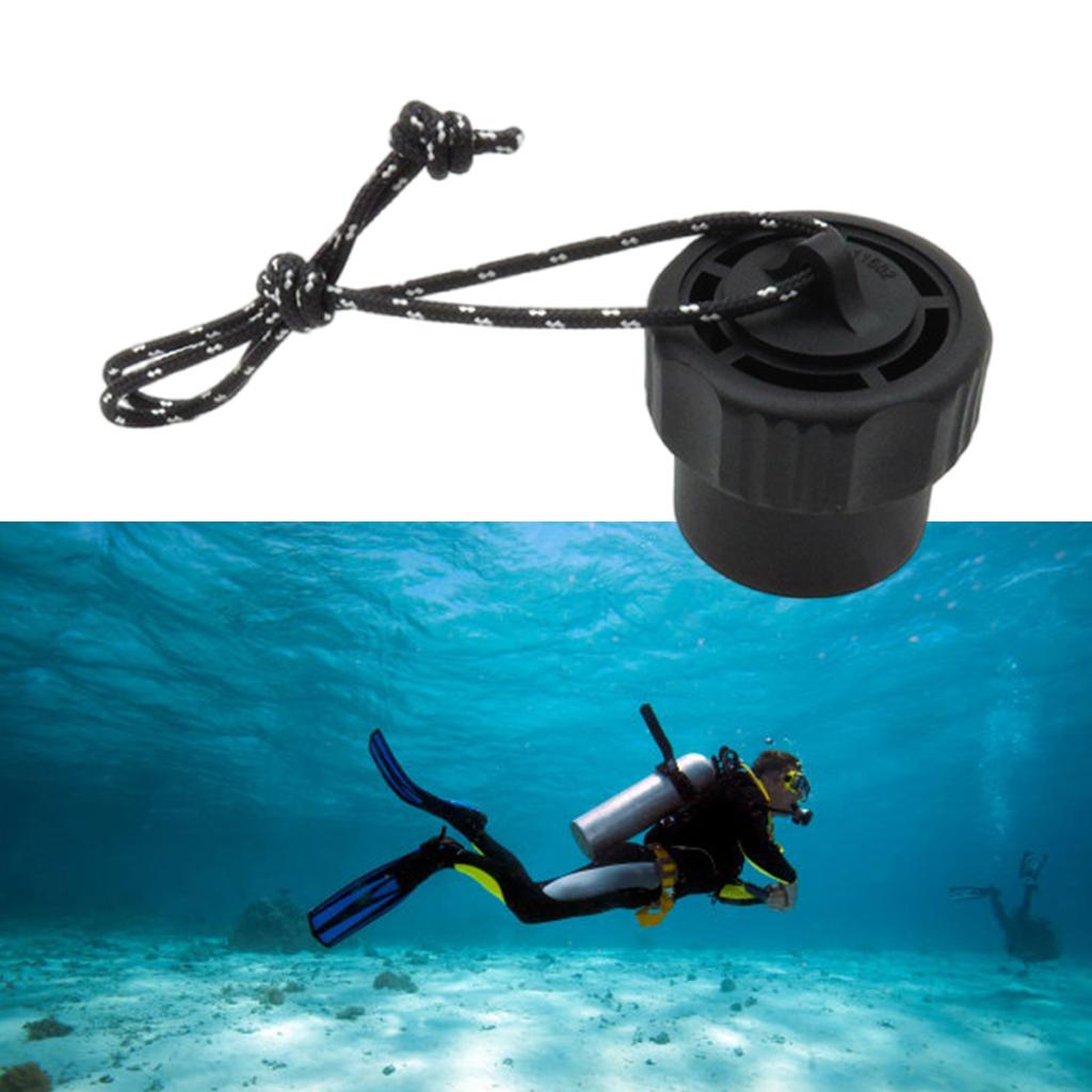 Scubas Diving Dive Dust Cap DIN Tanks Valves Regulator Dust Plug Female Threaded DIN Scubas Tanks Valves Protector Cap