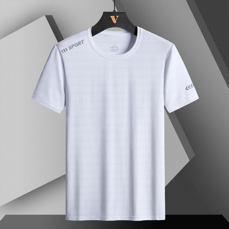Men's Quick Dry Athletic Short Sleeves T-Shirts Moisture Wicking Running Workout Shirts Performance Stretch Summer Casual Breathable Crew Neck Top Tee