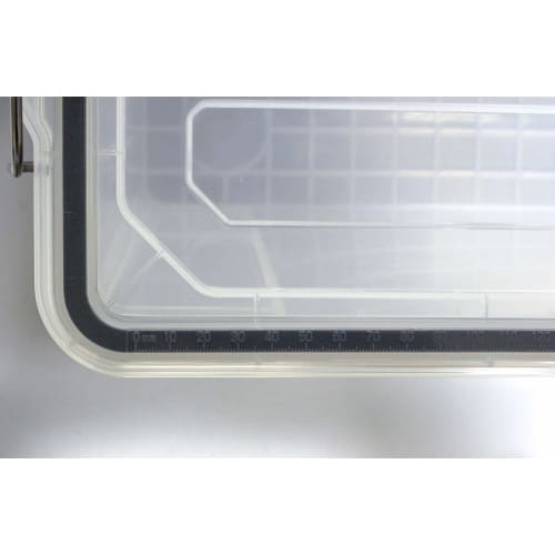 JEJ Astage Storage Box, Made In Japan, with Gasket, Simple Airtight Container, Stackable, Shield Container Shut #45, Disaster Preparedness, 38cm Wide