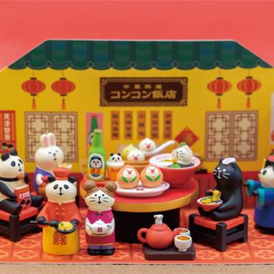 Miniature Japanese Zakka Resin Cat Food Toys and Photography Props