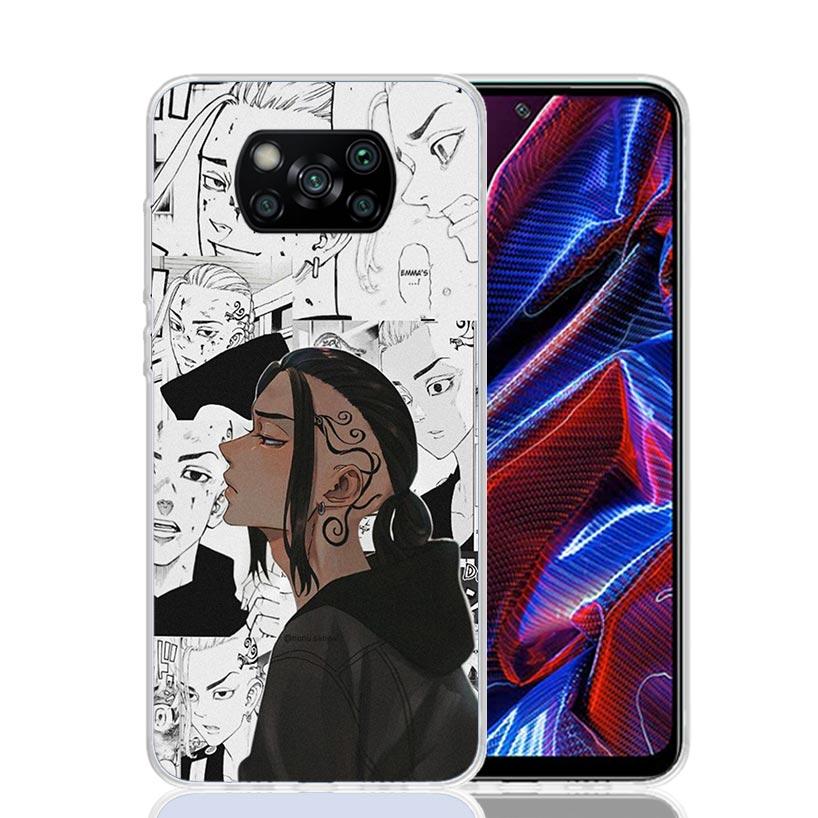 Anime Tokyo Aevengers Phone Case For Xiaomi Poco X7 X6 X5 Pro F7 Ultra Redmi 15C 15 13 13C 12 12C 10 10A 10C 9 9A 9C 9T Cover Po