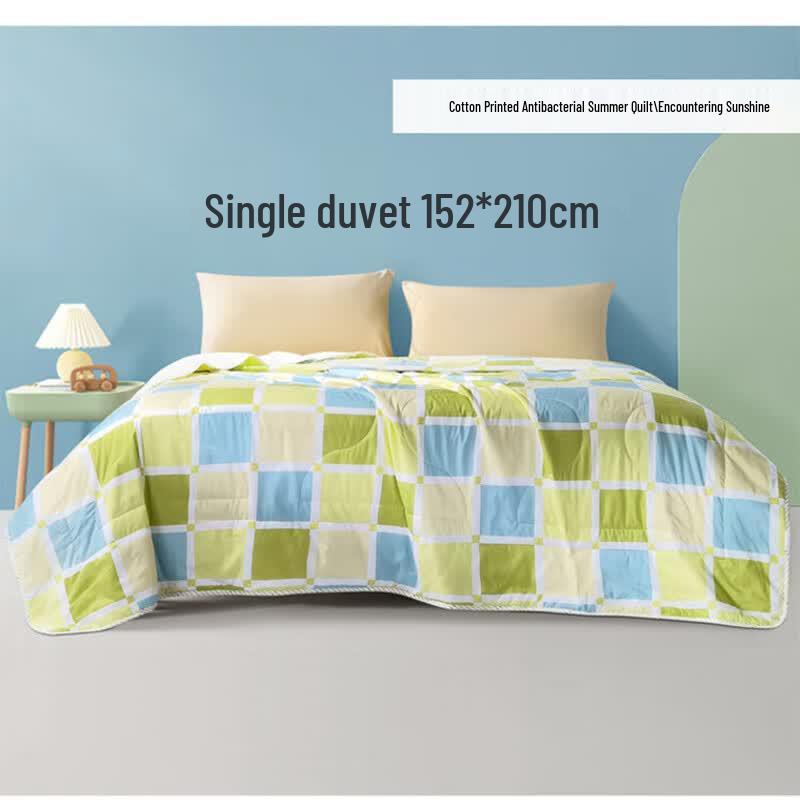 Fuanna Summer Cool Machine Washable Quilt 150 x 200 cm Single
