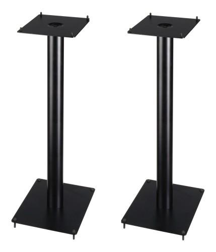 AQ S19/80 - Speaker Stand / Solid Metal Speaker Stand / 80 Cm Black, Acoustique Quality