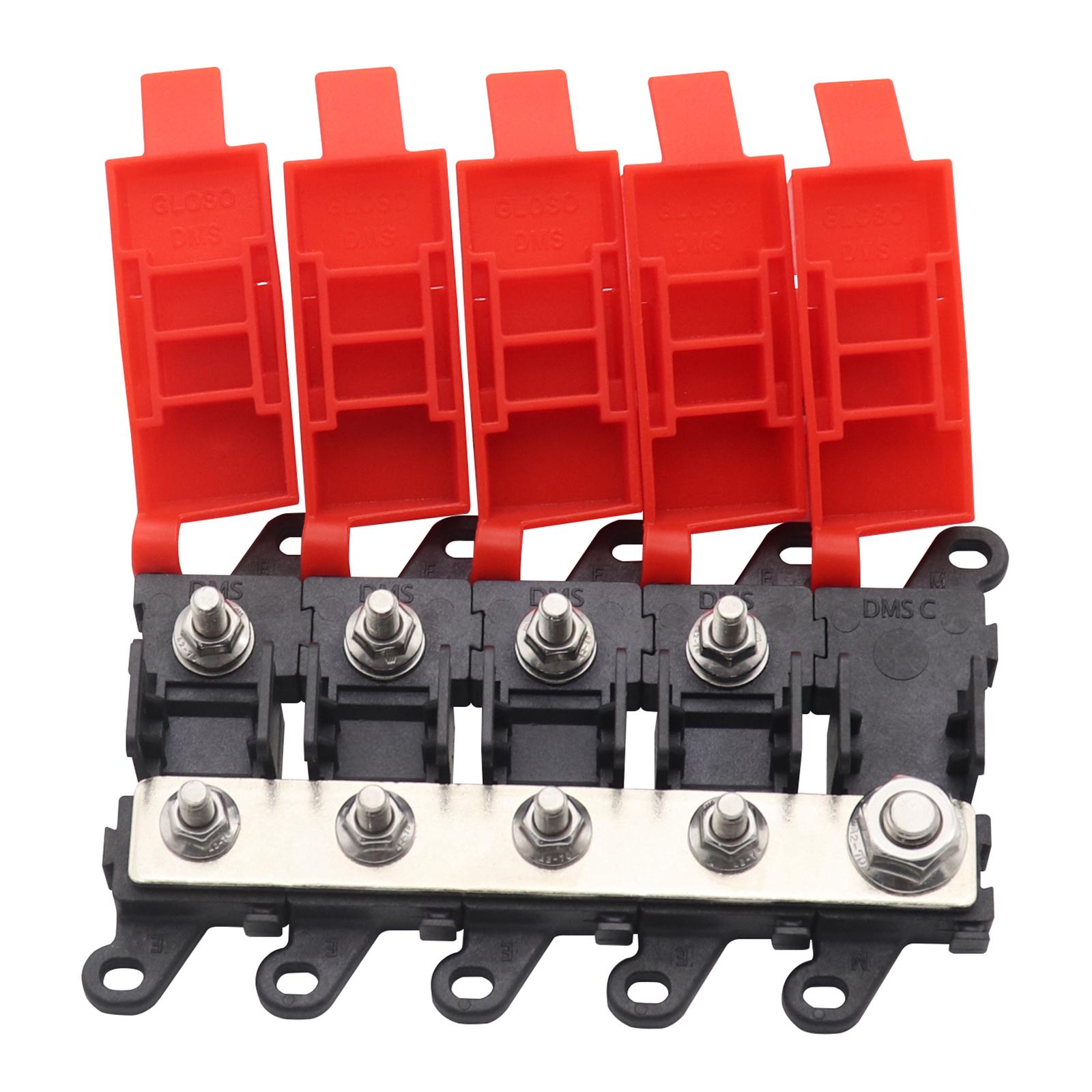 

Marine SUV Bdfs MIDI Fuse Holder Durable Spare Parts Insulation Resistance Easily Mounted Accessories M8 Screw Connector