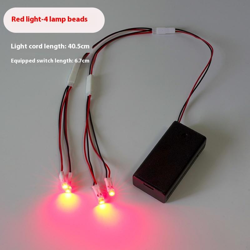 1 Stück DIY Kreatives Handgefertigtes Modell Licht Puppenhaus Ultrahelle 3V LED Lampenperlen Kleines Nachtlicht Nein. 5 Batterie Kleine Glühbirne