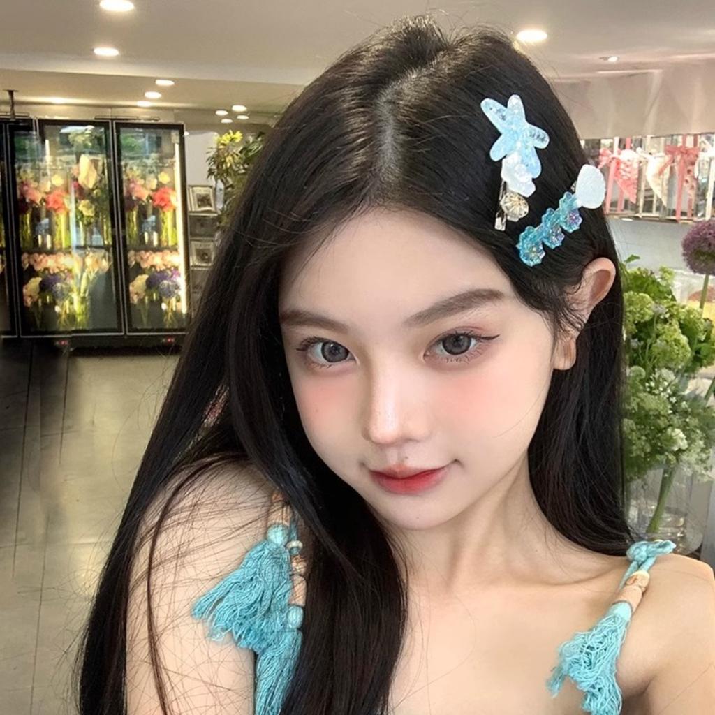 Summer shell starfish cute hairpin simple and sweet broken bangs hairpin side clip hair accessories
