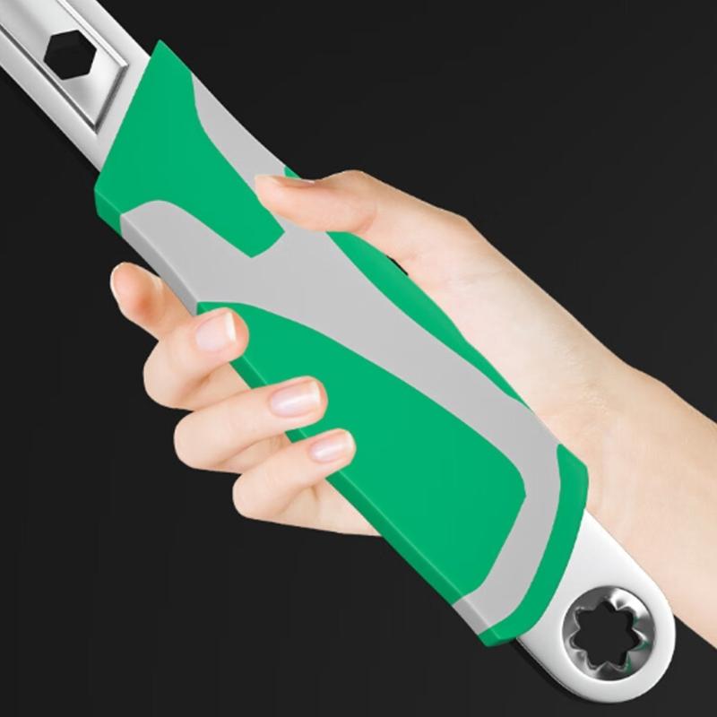 Adjustable Wrench Multifunctional Double Purpose Adjustable Wrench 8/10/12Inch Household Open Bathroom Pipe Adjustable