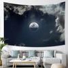 Starry Sky Landscape Tapestry Moon Large Tapestry Landscape Wall Hanging Living Room Bedroom Boho Home Decor