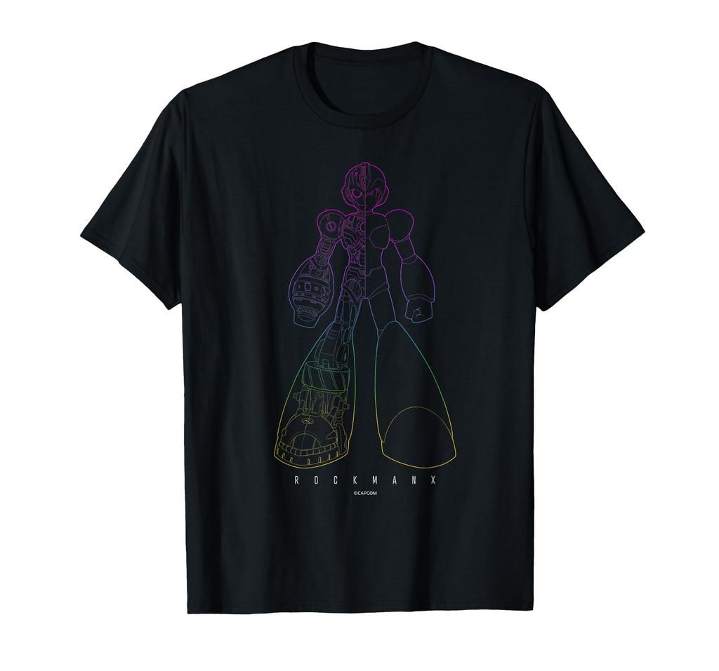 ROCKMAN X Gaming Design T-shirt
