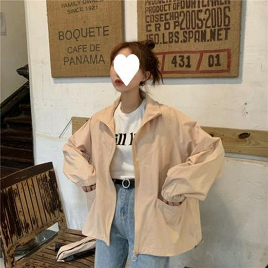 2021 Women's Korean Style Retro Long Sleeve Sun Protection Jacket