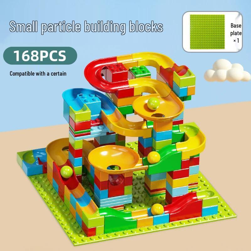 Large Multifunctional Building Block Table for Children's Early Education, Compatible with Lego
