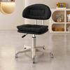 Reliable Beauty Stool Swivel Recliner with Casters for Home and Makeup