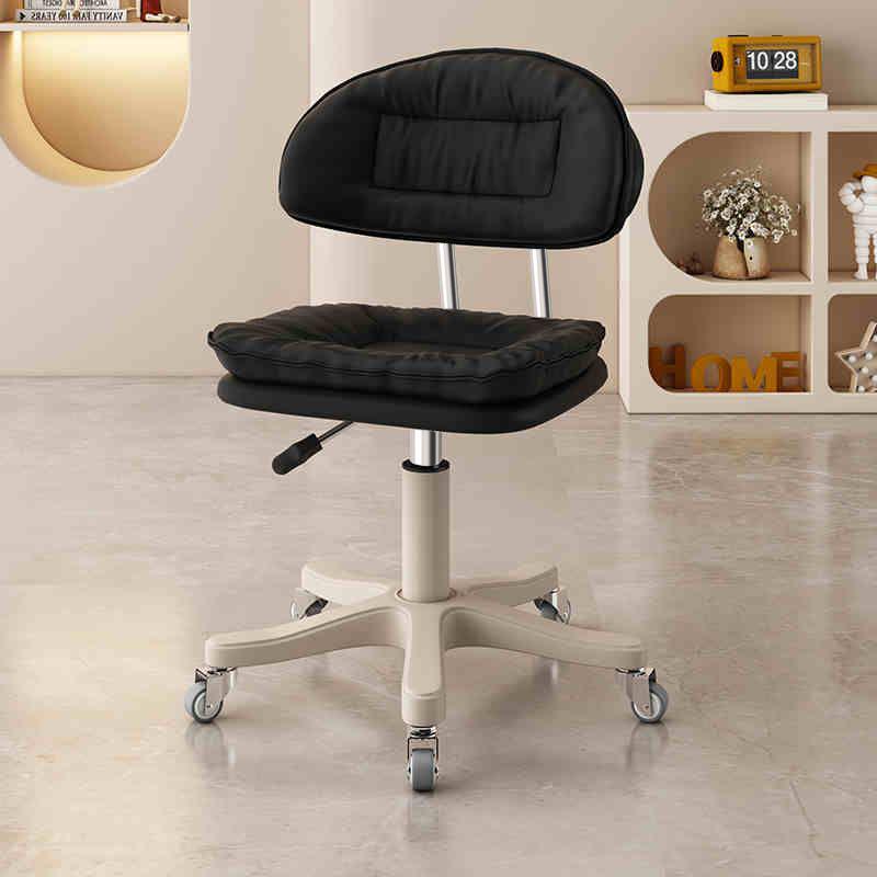 Reliable Beauty Stool Swivel Recliner with Casters for Home and Makeup