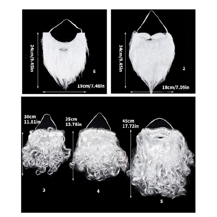 Weihnachtsdekorationen Weihnachtsmann Bart und Mütze, Weihnachts-Mütze Weihnachtsmann Bart Maske Gesichtsschutz Weihnachtskostüm Dekorationen Geschenke