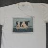 Warren Kimble Art T Shirt L VTG 90s American Folk Art Cow Vermont Artist USA Tee