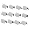 12Pcs Car Wind Rain Deflector Channel Fixing Retaining Clips, Stainless Steel Deflector Clips for HEKO G3 SNED