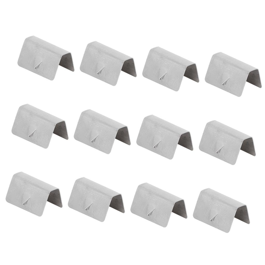12Pcs Car Wind Rain Deflector Channel Fixing Retaining Clips, Stainless Steel Deflector Clips for HEKO G3 SNED