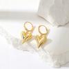 Gold Heart Pendant Earrings: Elegant, Versatile, and Fashionable Accessories for Women