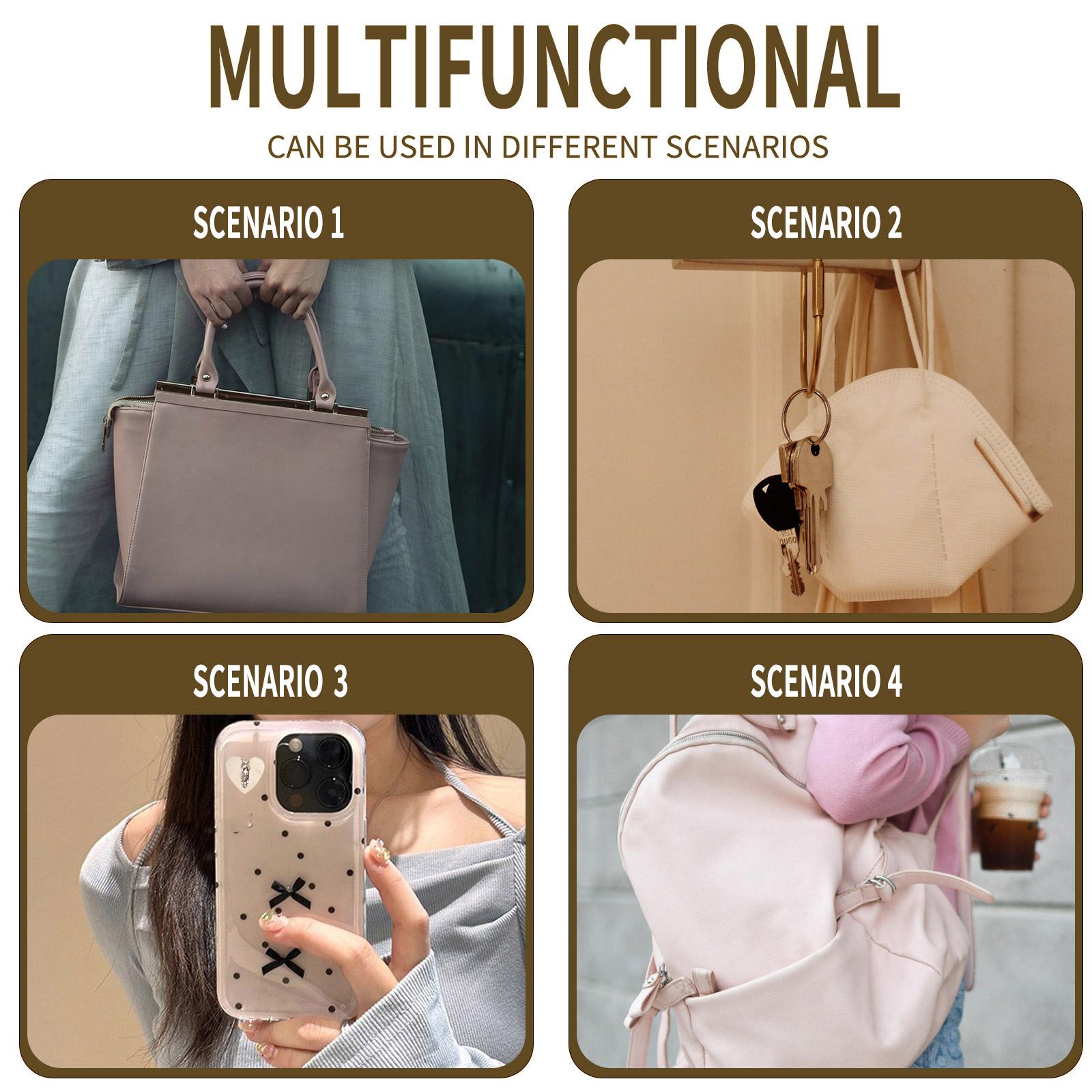 Уникальный брелок в форме сердца с элегантным текстурированным полым прочным сплавом — фото 5