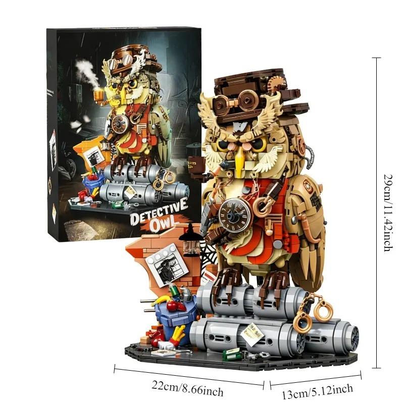 MOC Wizard Cat Magic Animal Building Blocks Set Educational DIY Toys for Adult Bricks Toy Models Christmas Halloween Gifts