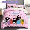 The Barbapapa Family  Pattern Bedding Quilt Set  Home Decoration  Gift (1 * duvet cover + 2 * pillowcase  without core)