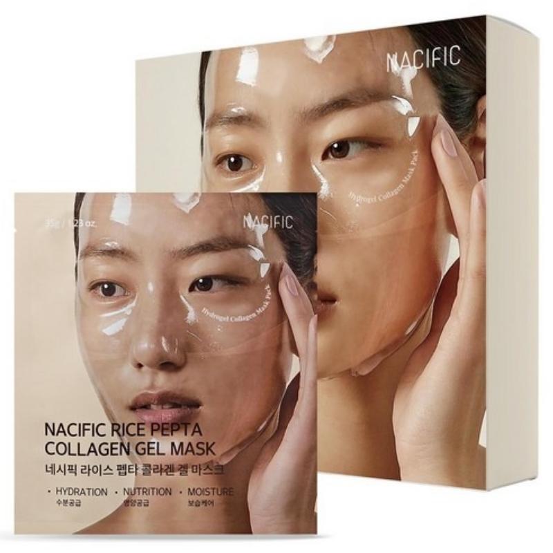 

NACIFIC Rice Pepta Collagen Gel Mask 35g*4 Pieces 1 Pack