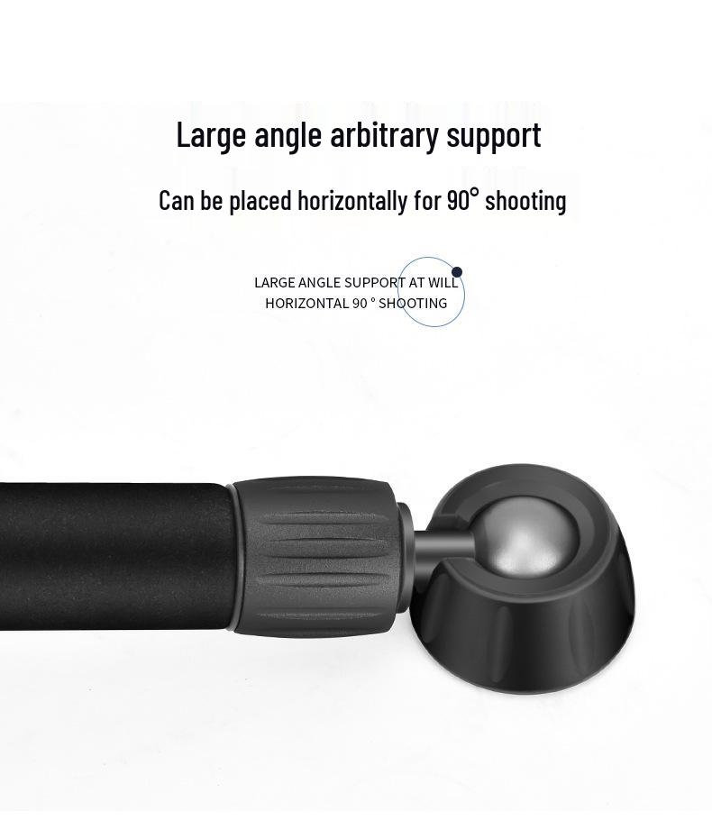 8 Lightweight Mini Portable Tripod for DSLR/Mirrorless Cameras & Phones - Ideal for Selfies & Live Videos