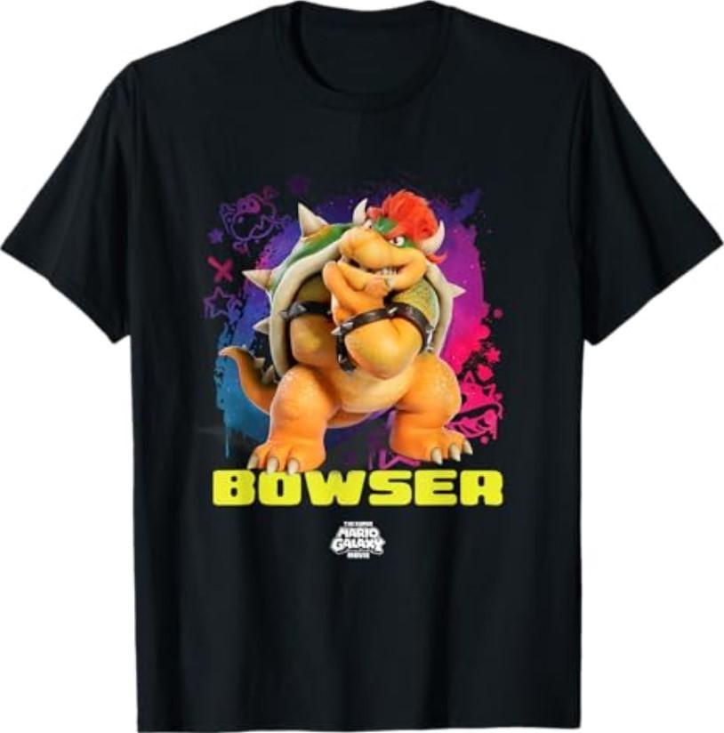 The Super Mario Galaxy Movie Cool Bowser T-Shirt S разноцветный