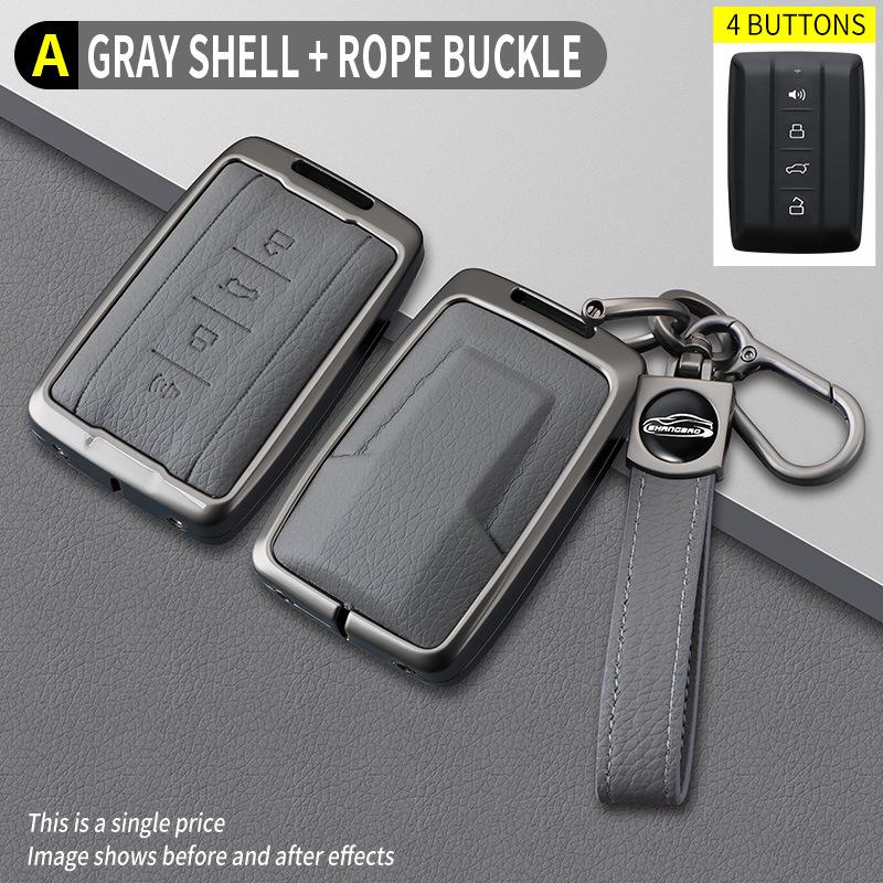 Compatible with Tank A Model Elephant Gray Car Key Shell