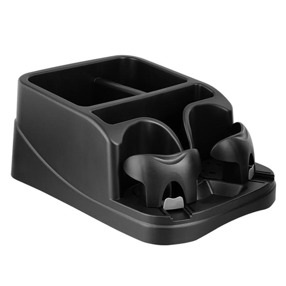 1pcs Car Seat Organizer With 2 Adjustable Cup Holders For Cars Trucks Minivans Car Cup Holder Interior Supplies Tissue Holder