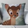 1Pc Animated B-Bambi Fairy Tale Pillow Case Square Pillow Bedroomsofaleisurecomfortcushion Car Living Room Home Decoration 40X40