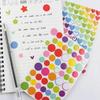6 Stück Scrapbook-Notizbuch Liebe Pünktchen Stern Aufkleber DIY-Aufkleber Handbuch Album Dekorationszubehör