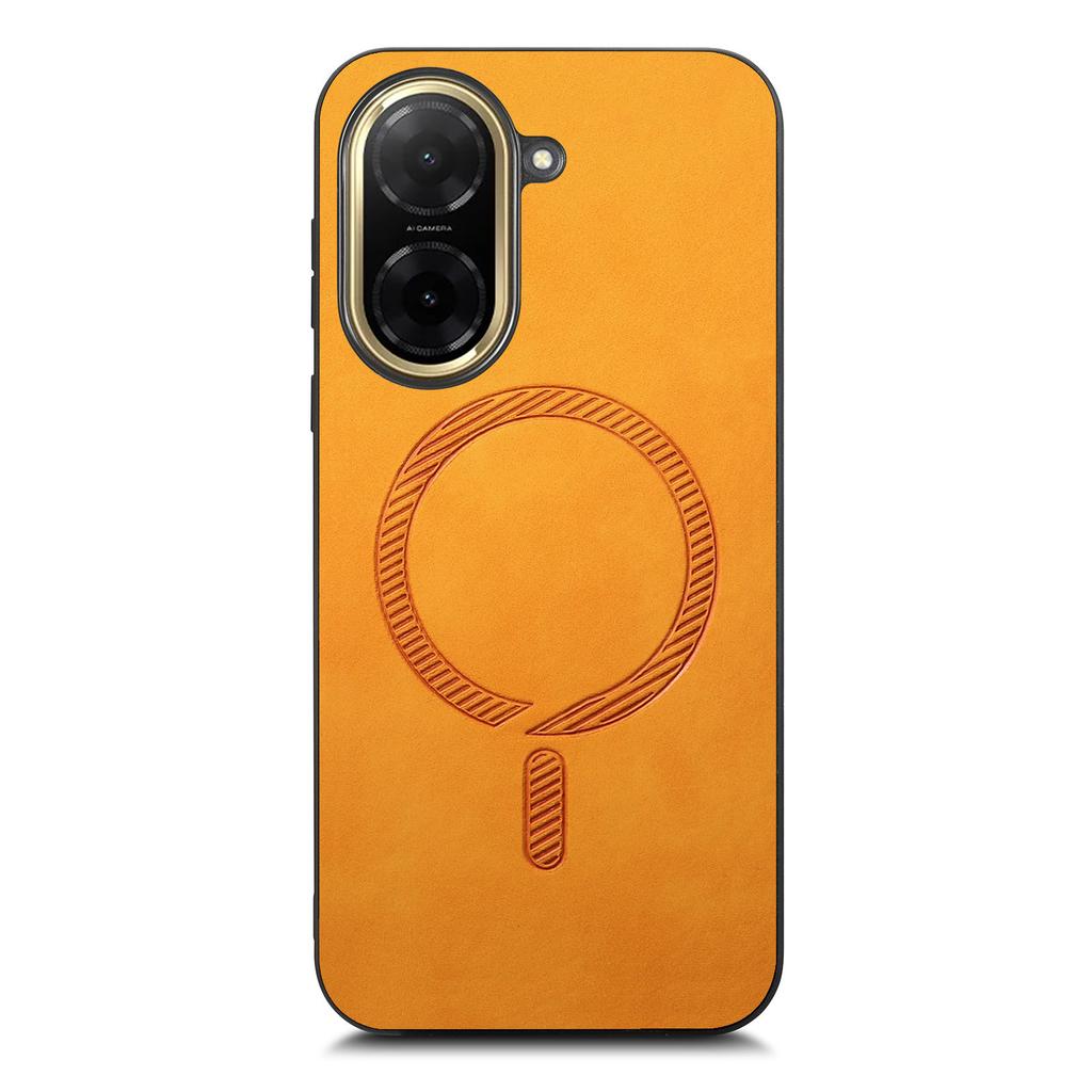 Pentru Xiaomi Poco C71 4G/Xiaomi Redmi A5 4G (171.7*77.8*8.3mm) Husă spate din piele compatibilă cu husa de telefon MagSafe Skin-Touch