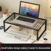 Laptop Cooling & Riser Stand - Hollowed-Out Barbecue Rack for Students