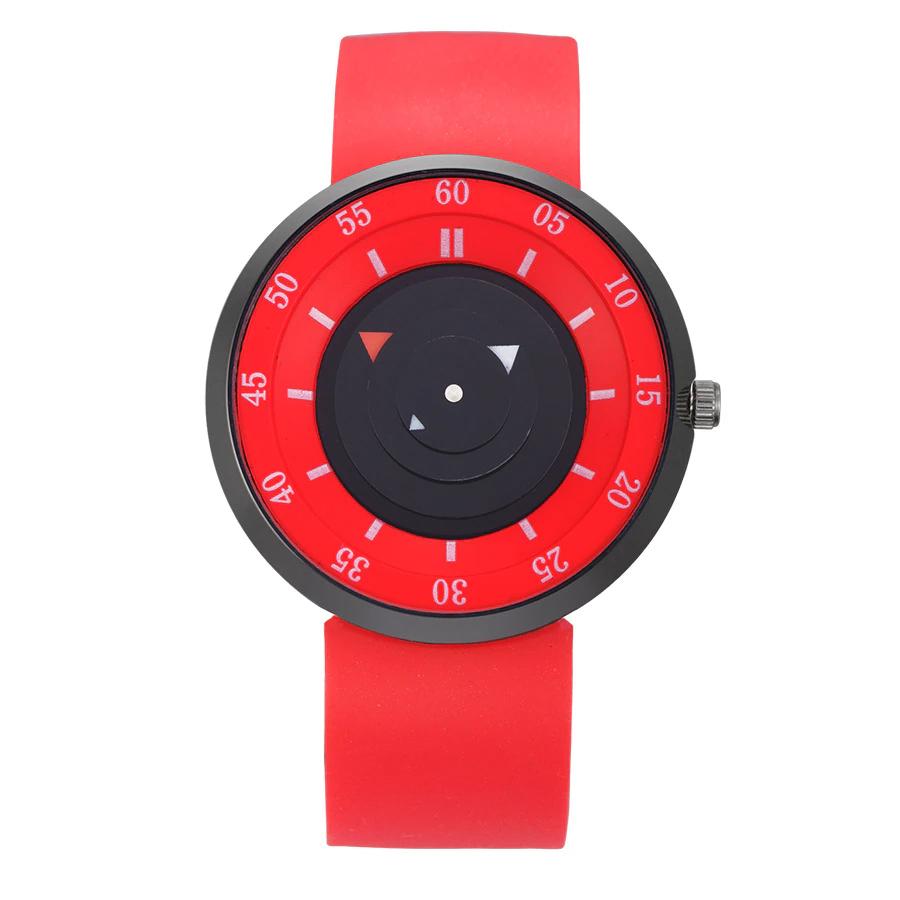 Fashion Trend Women's Watch Simple Creative Men's Watch Personality Sports Couple Watch Silicone Quartz Watch