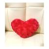 VX Plush Heart-shaped Mini Cushion 20cm Decoration Cushion Red Soft Plush Material Valentine's Day Interior MKHR-01