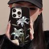 Tulip Pattern Phone Case Suitable For IPhone 17 Air 16 15 14 13 12 11 Pro Max  14 15 Plus Anti-fall And Shockproof Back Cover