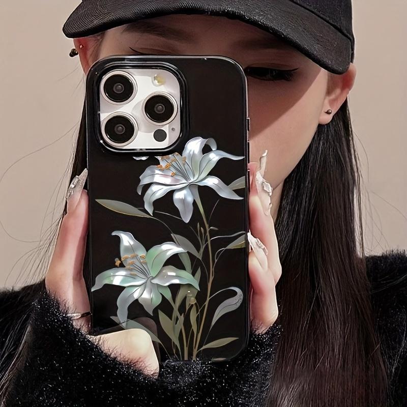 Tulip Pattern Phone Case Suitable For IPhone 17 Air 16 15 14 13 12 11 Pro Max 14 15 Plus Anti-fall And Shockproof Back Cover